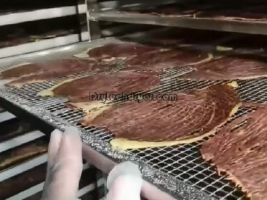 Sliced beef dryer machine